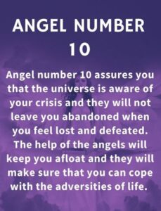 10 angel number meaning
