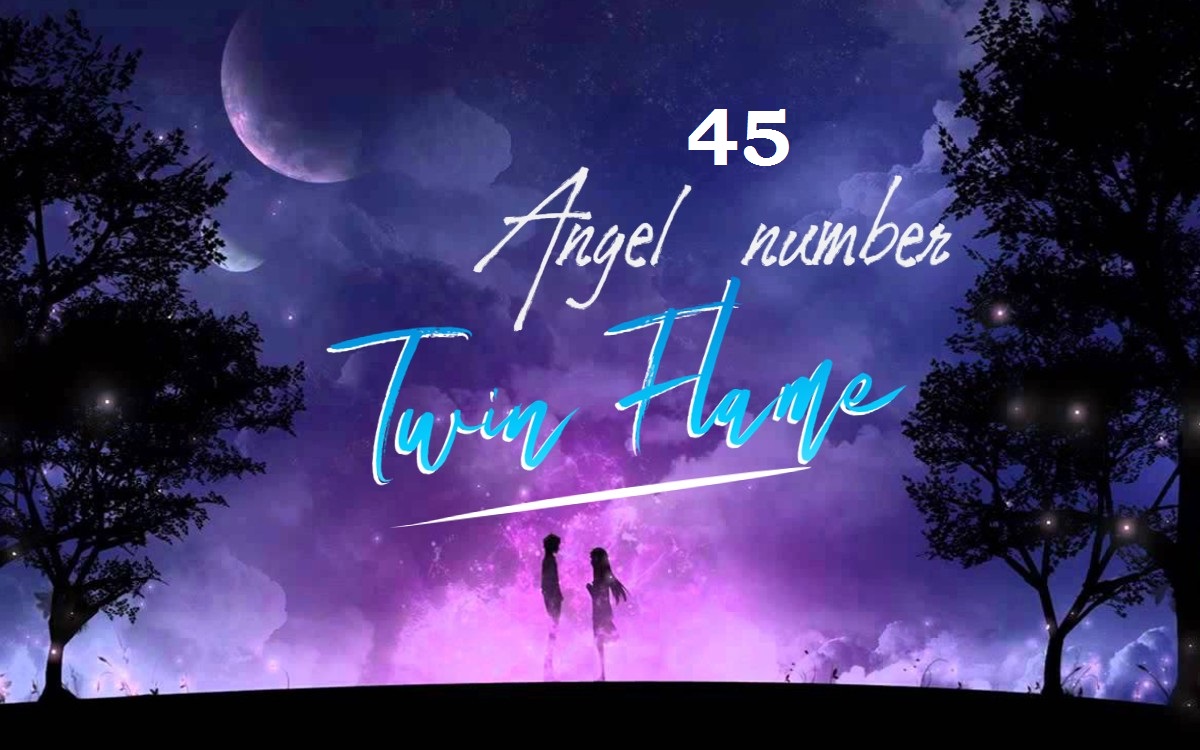 45 angel number twin flame